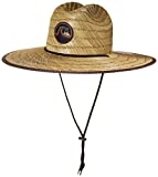 Quiksilver Men's Sun Protection Straw Lifeguard Hat, India Ink Dredged, L/XL
