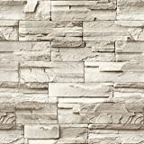 Jeweluck Brick Wallpaper Stone Peel and Stick Wallpaper 17.7inch118.1inch Faux Brick Self Adhesive Wallpaper Peel and Stick Backsplash for Kitchen Stone Removable Wall Paper Brick Contact Paper