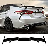 PAISEN Rear Spoiler for 2018-2021 Toyota 8th Gen Camry LE SE XLE XSE Rear Trunk Spoiler Wing Splitter Gloss Black