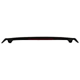 Trunk Spoiler Compatible With 2007-2011 Toyota Camry, JDM Style Matte Black ABS Added On Rear Lip Wing by IKON MOTORSPORTS, 2008 2009 2010