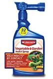 BioAdvanced 708480A Insect Killer, Vegetable Garden Insecticide, 32 Ounce, Ready-to-Spray