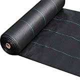 XiaZ Weed Barrier Landscape Fabric,Heavy Duty Weed Blocker Cover,Weed Cloth Ground Cover for Gardening Lawn Outdoor Projects, Easy Setup and Cut (3.2x300ft)