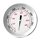 GasSaf Thermometer Replacement for Weber 67088, Genesis 300 Series & Summit Grills, Temperature Gauge for Genesis E310 E330 S310 S330, 2-3/8 Diameter, Accurate and Easy to Intall