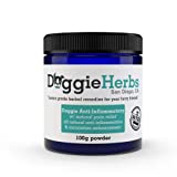 Doggie Herbs Anti-Inflammatory for Dogs w Turmeric (Curcumin) | Human Grade Dog  Canine Health and Pet Pain Relief, Arthritis Dog Supplements  Powder Container w Herbal Blend  100g