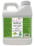 Verdana Organic Cold Pressed Pure Neem Oil - 16 Fl. Oz - Non GMO - Unrefined - 100% Neem Oil, Nothing Added or Removed  Leafshine for Plants, Pet Care, Skin Care, Hair Care Brand