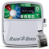 Rain-Bird ESP-TM2 Indoor Outdoor Irrigation WiFi Zone Controller Timer Box and Link Lnk WiFi Mobile Wireless Smartphone Upgrade Module Sprinkler System (8 Zone)