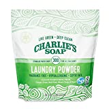 Charlies Soap Laundry Powder (300 Loads, 1 Pack) Fragrance Free Hypoallergenic Plant Based Deep Cleaning Laundry Powder  Biodegradable Eco Friendly Sustainable Laundry Detergent