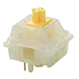 Gateron Milky Yellow Switches Mechanical Keyboard MX 5 pin Switches Shaft for All MX Mechanical Keyboard Support 4 pin RGB (70 PCS)