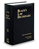 BLACK'S LAW DICTIONARY; DELUXE 10TH EDITION
