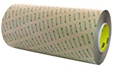 One roll 12 inches Wide x 60 Yards Long of 3M 9472LE 300LSE Super-Strong Adhesive Transfer Tape. [9472-roll-12]