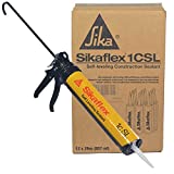 Sikaflex 1C SL 29 oz Limestone - Sikaflex Self Leveling Concrete Sealant. Polyurethane, Concrete Crack Filler. Avoid Broken Tubes with Our Custom Shipping Box. Case of 12. 29oz Applicator Gun Included