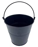 ZBXFCSH Grill Grease Bucket Fits Traeger/Pit Boss Wood Pellet Grills, Drip Bucket for Oklahoma Joe's, Grill Grease Bucket Fits Most Offset Smokers, Black