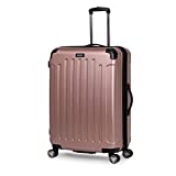 Kenneth Cole Reaction Renegade 28" ABS Expandable 8-Wheel Upright, Rose Gold, inch Checked