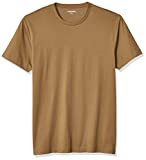 Amazon Brand - Goodthreads Men's Slim-Fit Short-Sleeve Crewneck Cotton T-Shirt, Medium Brown Large, Limited Edition Color
