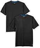 Amazon Essentials Men's Performance Tech T-Shirt, Pack of 2, Black, XX-Large