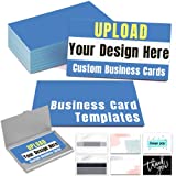 Custom Business Cards Personalized Business Cards with Logo 2-Sides Printed Coated Paper for Office - 3.5" X 2" - Your Own Design