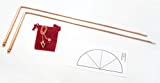 99% Pure - Copper Dowsing Rod Set Includes 2 Diving RODS and a Copper Pendulum Both Great Tools to Explore The Art of Dowsing