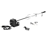 onlyfire Universal Rotisserie Kit BBQ Grilling Accessory Kit for Most 2 to 4 Burners Gas Grills - 32"-42" x 5/16" Standard Square Spit Rod