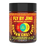FLY BY JING Sichuan Chili Crisp 6oz, Deliciously Savory Umami Spicy Tingly Crispy Gourmet All Natural Vegan Gluten-Free Hot Chili Oil Sauce with Sichuan Pepper, Good on Everything