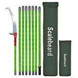 Scalebeard 26 Foot Tree Trimmer Pole Manual Pruner Cutter Set Extension Cut Tree Branch Garden Tools Loppers Hand Pole Saws