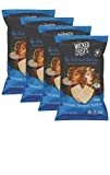 Baked Veggie Chips, Wicked Crisps - Sea Salt Hummus, Pea & Chickpea, Healthy Snack, Gluten-free, Low-fat, Non-GMO, Kosher, No Additives or Preservatives, 4oz bags, (4 pack)