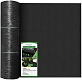 Amagabeli 5.8oz 4ft x 100ft Weed Barrier Fabric Heavy Duty Ground Cover Weed Cloth Geotextile Fabric Garden Lawn Fabric Outdoor Weed Mat Mulch for Landscaping ET097