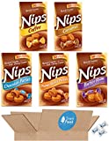 Nips Candy Snack Peak Variety Gift Box Caramel, Butter Rum, Chocolate Parfait, Peanut Butter and Coffee