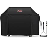 Kingkong 7131 Grill Cover for Weber Genesis II 4 Burner Grill including Brush, Tongs and Thermometer