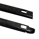Wade 72-41621 Truck Bed Rail Caps Black Smooth Finish with Stake Holes for 1993-2011 Ford Ranger (Except STX) & 1994-1997 Mazda B-Series Pickup with 6ft bed (Set of 2)