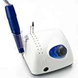 Straders Professional Electric Nail Drill Machine Strong 210105L MAX 40000rpm for Polishing Acrylic Nails - EFile with Handpiece Holder for Professional Manicure and Pedicure