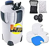 SunSun Hw303B 370GPH Pro Canister Filter Kit with 9-watt UV Sterilizer