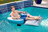 Splash Runner 2.5 Motorized Inflatable Pool Lounger, Water Hammock Raft for Pool or Lake, Toy for Adults & Kids, Lightweight, Durable, Propellers Enclosed w/Safety Grill, Batteries Required