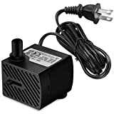 DOMICA 3W 50GPH Mini Submersible Water Pump, Small Fountain Pump for Pond, Aquariums, Fish Tank, Tabletop Fountain, Pet Fountain, Indoor or Outdoor Fountain