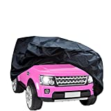 ZHYAWZA Kids Ride-On Toy Car Cover, Outdoor Waterproof Protection for Electric Battery-Powered Children's Wheeled Toy Car-General Type ,Against Wind, Rain,Snow and Dust (Black)