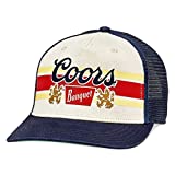 AMERICAN NEEDLE Sinclair Coors Beer Baseball Hat Adjustable Snapback Dad Hat (21001A-COORS-NAIV) Navy/Ivory