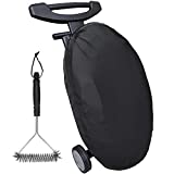 NUPICK Portable Grill Cover for Coleman Roadtrip LXX / LXE / 285 / 225 Grill, Waterproof and Windproof Small Grill Cover, Come with Grill Brush