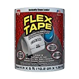 Flex Tape Rubberized Waterproof Tape, 4" x 5', Clear