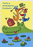Designer Greetings Bird, Pelican, Alligator and Frog Kindergarten Graduation Congratulations Card