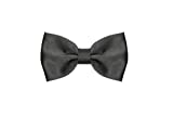 BURLET Bow Tie - Grey Bow Tie - Bow Tie for Men - Bowtie Men - Silk Look