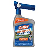 Cutter Backyard Bug Control Spray Concentrate, Mosquito Repellent, Kills Mosquitoes, Fleas & Listed Ants, 32 fl Ounce