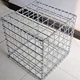 Modular Gabion  3x3" Mesh Galvanized Steel  Small Cube 18x18x18"