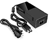 Power Supply Brick for Xbox One with Power Cord, (Low Noise Version) AC Adapter Power Supply Charge Compatible with Xbox One Console, 100-240V Auto Voltage