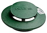 NDS 420 Pop Up Drain Emitter Cover Spring Loaded 3 Inch and 4 Inch Green OEM Replacement Lawn Drainage Cover