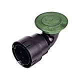 NDS 430 Pop-Up Drainage Emitter with Elbow and Adapter for 3 in. & 4 in. Drain Pipes, works with drainage systems including catch basins, Green Plastic