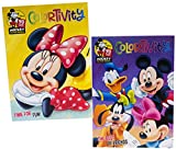 Activity Book Disney Junior Minnie and Mickey Mouse Colortivity Set for Kids Toddlers - Set of 2 Coloring Books 'Time for Fun' and 'The Best of Friends'