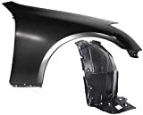 Garage-Pro Fender Compatible with 2003-2007 Infiniti G35 Front, Passenger Side, with Fender Liner, Steel, Coupe, Front Section Set of 2