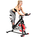 Sunny Health & Fitness Indoor Cycling Exercise Bike with Heavy 49 LB Chrome Flywheel - SF-B1002