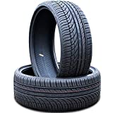 Set of 2 (TWO) Fullway HP108 All-Season High Performance Radial Tires-245/30R22 245/30ZR22 245/30/22 245/30-22 92W Load Range XL 4-Ply BSW Black Side Wall