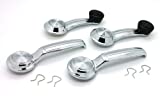 LatchWell PRO-4001876 Window Crank & Interior Door Handle Set for Listed Chevy & GMC Trucks & SUVs