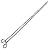 SurgicalOnline 24" Long Straight Hemostat Forceps - Stainless Steel Locking Tweezer Clamps - Ideal Hemostats for Nurses, Fishing Forceps, Crafts and Hobby
